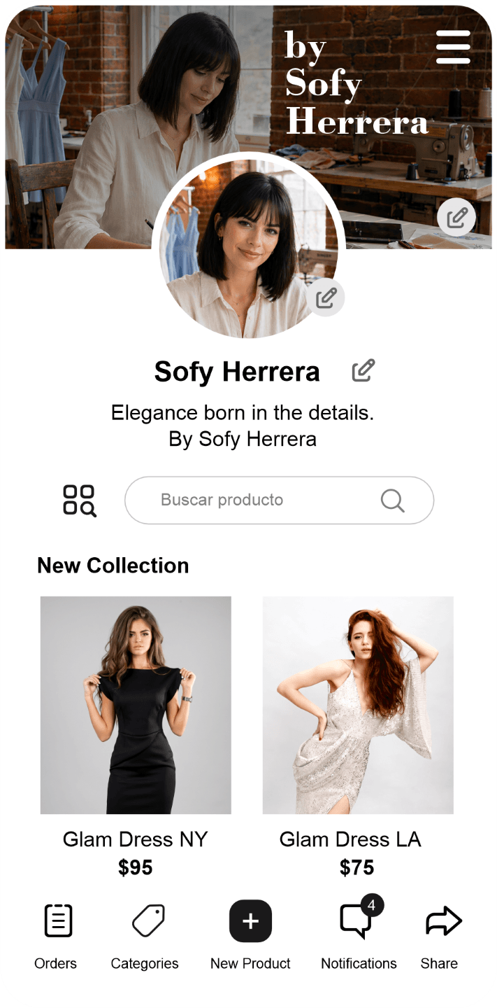 Customize your store and upload your products